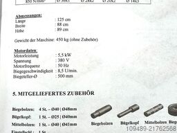 Betonstahlbiegemaschine GMS B 50