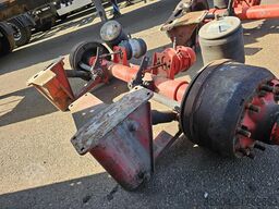 SMB TRAILER AXLE SINGLE TIRES.
