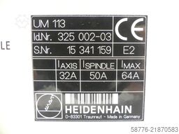 Heidenhain UM 113 ID 325 002-03 SN15341159 generalüberholt mit 3 Mon. Gewährl.