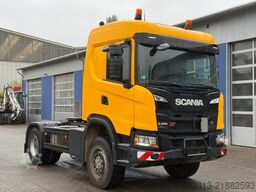 SCANIA 450 XT 4x4 Euro 6 SZM Kipphydraulik Blatt / Luft