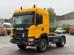 SCANIA 450 XT 4x4 Euro 6 SZM Kipphydraulik Blatt / Luft