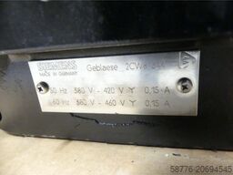 Siemens 1PH6105-4NF49 - Z Servomotor SN: EF760514601001 + 2CW8344 Gebläse