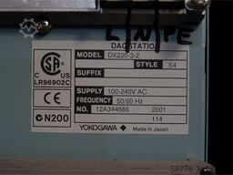  Yokagawa  DX220-3-2  DAQSTATION , Style S4 SN:12A344686