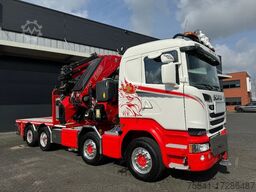 Scania R 730 LB8x2 V8 FASSI F1650 RA.2.28 XHE- DYNAMIC...