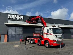 Scania R 730 LB8x2 V8 FASSI F1650 RA.2.28 XHE- DYNAMIC...