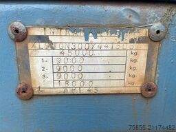 Haan OPL 45 Heavy Duty / Rungen-Potholes /BPW / 2x L...