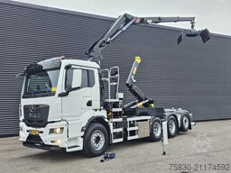 MAN TGS 35.470 8x4 / HMF 2243 Z KRAAN + HAAKARM