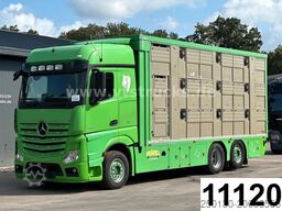 MERCEDES-BENZ Actros 2551 6x2 3.Stock FINKL Viehtransporter
