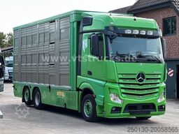 MERCEDES-BENZ Actros 2551 6x2 3.Stock FINKL Viehtransporter
