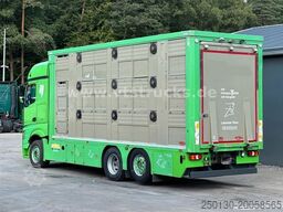 MERCEDES-BENZ Actros 2551 6x2 3.Stock FINKL Viehtransporter