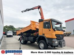 Mercedes-Benz Actros 1832 AK 4x4, Winterdienstaustattung, Kran