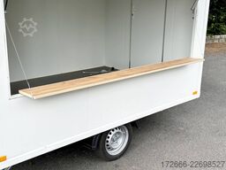 Andere VK 15302023 | WEISS | GASTÜR 300x200x230CM 1500KG VERKAUFSANHÄNGER