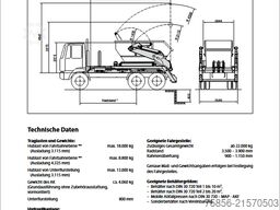 Mercedes-Benz Econic 2633 6x2 Meiller AK16-LZ Höhe 3m