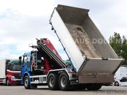 RENAULT Lander 410 6x4 Kipper Kran Fassi Funk Retarder