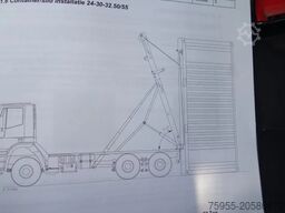 DAF CF 410 8X4 NCH CONTAINER SYSTEEM 32 TON 90 grad...