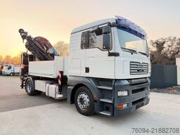 MAN TGA 18.350 4x2 Pritsche KRAN 26m FUNK Seilwinde