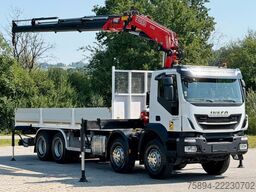 IVECO TRAKKER 450*PRITSCHE 7,60*KRAN/FUNK*8x4