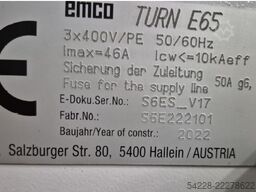 EMCO EMCOTURN E 65 SMY, Siem., Bj. 2022