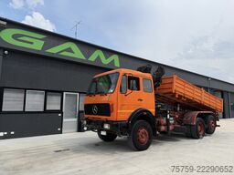Mercedes-Benz SK1919 Kipper mit Kran HIAB Hidrocom 140