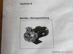 KSB Etachrom B pompa przemysłowa 18 m³/h H=45 m KSB Etachrom B pompa przemysłowa 18 m³/h H=45 m