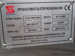 SINOPED BLISTER PACKING MACHINE DDP 360