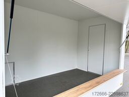 Andere VK 15352023 | WEISS | GASTÜR 350X200X230CM 1500KG VERKAUFSANHÄNGER