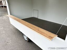 Andere VK 15352023 | WEISS | GASTÜR 350X200X230CM 1500KG VERKAUFSANHÄNGER