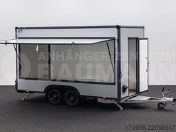 Blyss HB20421HT | PREMIUM AERO | GRAU 420X200X230CM 2000KG VERKAUFSANHÄNGER