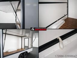 Blyss HB20421HT | PREMIUM AERO | GRAU 420X200X230CM 2000KG VERKAUFSANHÄNGER