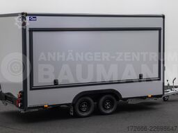 Blyss HB20421HT | PREMIUM AERO | GRAU 420X200X230CM 2000KG VERKAUFSANHÄNGER