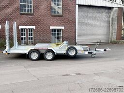 Brian James Trailers DIGGER PLANT 543-3717-35-2-12 | TRACSTRAP | EINZELRAMPEN 370X170CM 3500KG BAUMASCHINENANHÄNGER