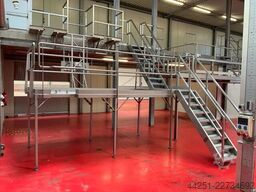 GRT Projects 9,2 m² Edelstahl Bühne