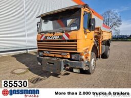 Scania 93H 250 4x4 mit Kran Palfinger PK8000,