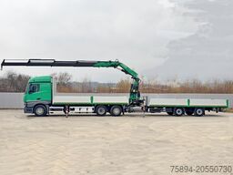 MERCEDES-BENZ ACTROS 264 * FASSI F 345.24 + FUNK + Anhänger