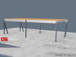 5x10m Lagerbühne , Belastung : 500kg/qm Unterkante: 2,5m , ca. 50qm Systembühne