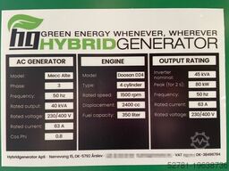Hy-Brid generator - 45 kVA - 22 kWh - DPX-50451