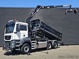 MAN TGS 26.500 6X6 BB / Z CRANE + 2 SIDE TIPPER