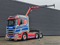 Scania R500 6x4 / PALFINGER CRANE / KRAN / RETARDER