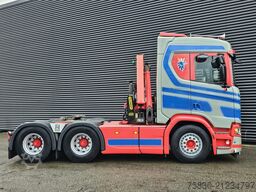 Scania R500 6x4 / PALFINGER CRANE / KRAN / RETARDER