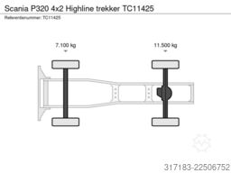 Scania P320 4x2 Highline trekker