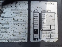 Hochhubwagen PSP160/TRIPLEX/Batterie 2020/Doppelstock
