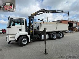 MAN TG-S 26.400 6x2-2 BL 3-Achs Kipper Kran +Funk+Gr