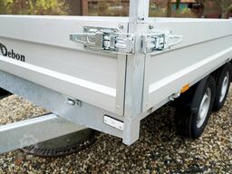 Debon CHEVAL LIBERTE DEBON PW1.2 LUX 306X155X30CM 2000KG RÜCKWÄRTSKIPPER | E-PUMPE