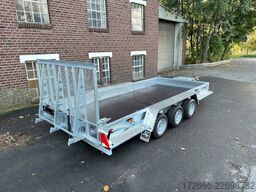 Variant 3520 M5 | MAXI LOAD | TRIDEM 460X198CM 3500KG BAUMASCHINENANHÄNGER | RAMPE