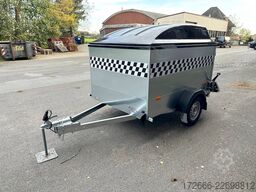 Vezeko KART 2 | SILBER + SCHWARZ 206X150x130CM 750KG KARTANHÄNGER