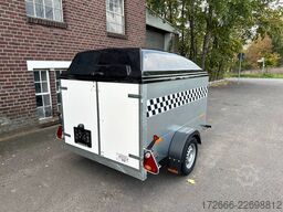 Vezeko KART 2 | SILBER + SCHWARZ 206X150x130CM 750KG KARTANHÄNGER