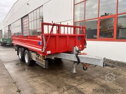 Meiller MZDAL  18 t Tandemkipper Tieflader hydraulischer Klappe, neuwertig