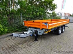 Möslein TTD11 Orange  neuer Tandem 3- Seitenkipper Tieflader-- Neufahrzeug --