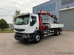 RENAULT Premium Lander 310.26 6x4 Kipper /Kran
