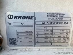 Krone SD Tautliner / Boorden / Dhollandia Laadklep / ...